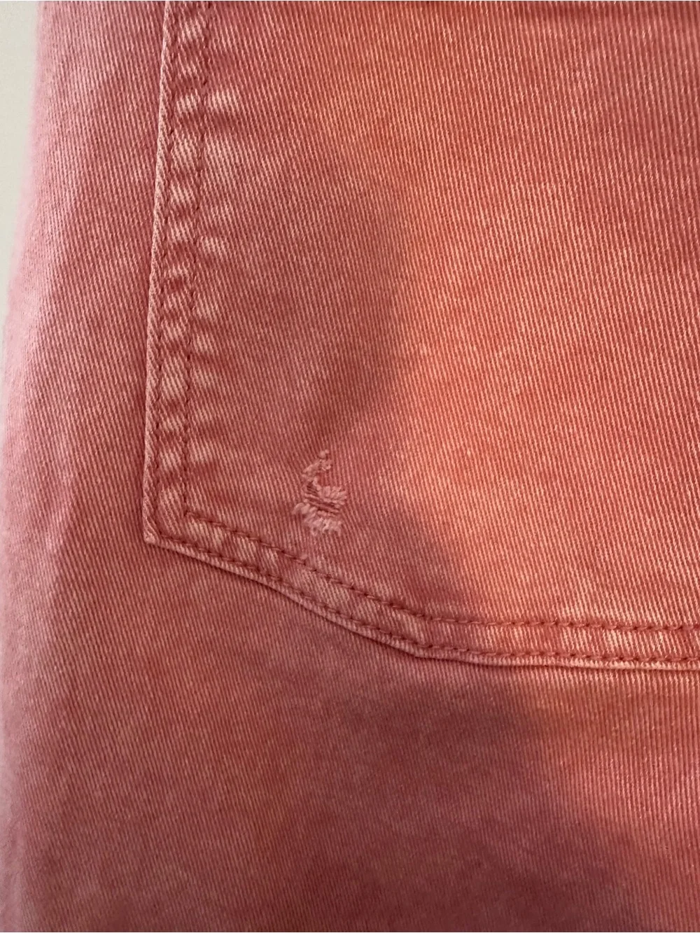 Time and Tru Rose Pink High-Rise Straight Jeans - Picture 9 of 10